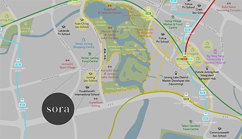 Sora Condo Location Map Thumbnail